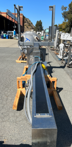 Bin lift elevator, Servolift #11169, Stainless Steel, explosion proof, 12' high, rotating base, 2019 - Image 8