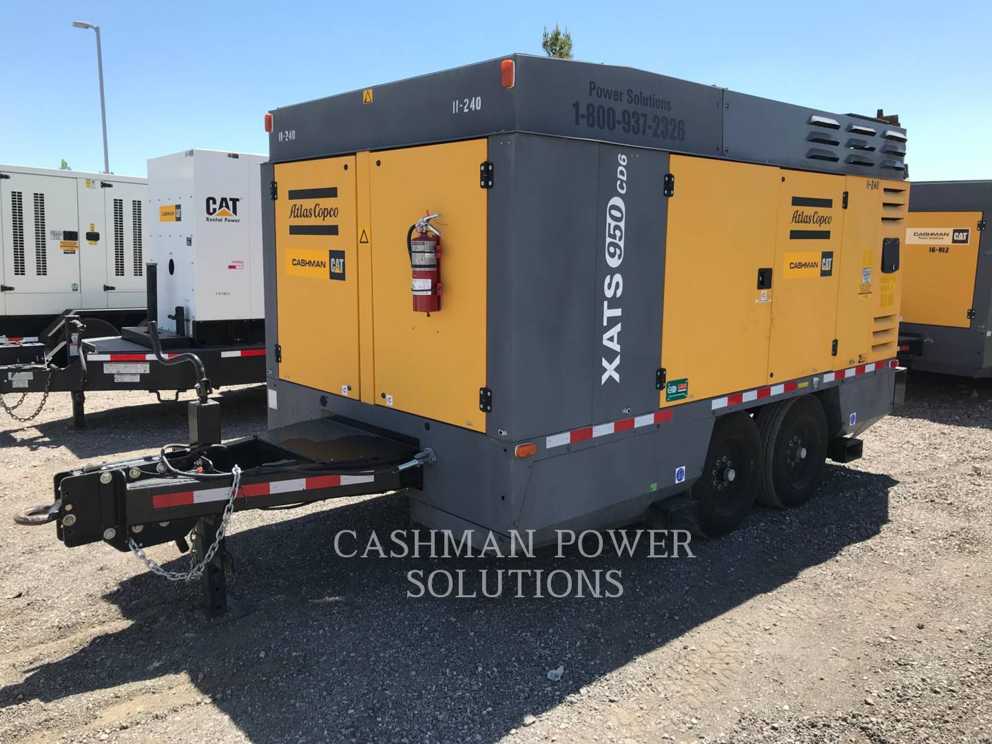 Atlas-Copco #XATS950CD6, compressed air, 12646 hours, S/N: APP151500, 2011 - Image 1
