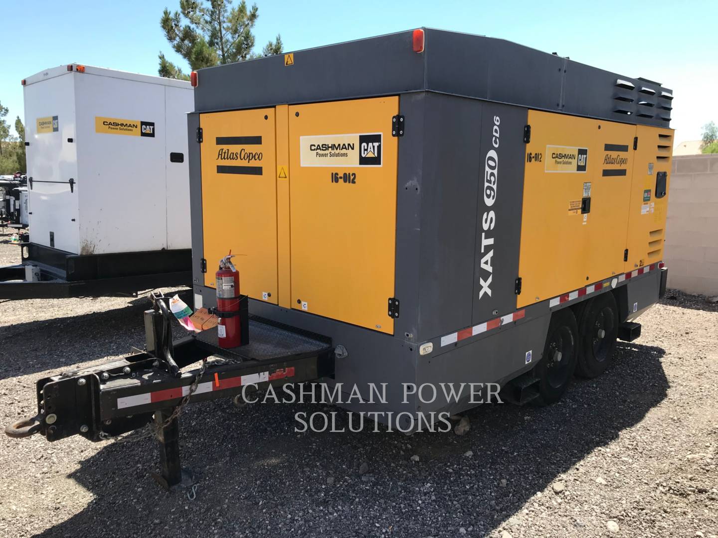 Atlas-Copco #XATS950CD6, compressed air, 7396 hours, S/N: APP101262, 2010 - Image 1