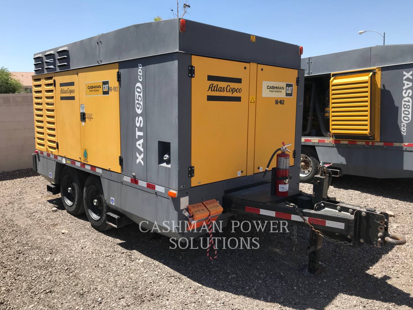 Atlas-Copco #XATS950CD6, compressed air, 7396 hours, S/N: APP101262, 2010 - Image 2