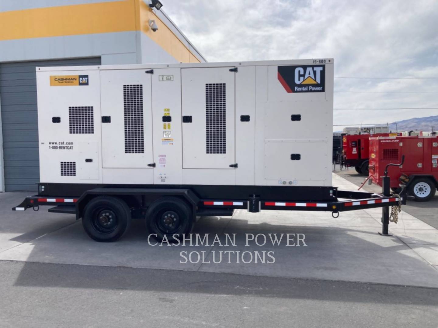 375 KW Caterpillar #XQ425, mobile diesel generator set, 1800 RPM, 480 Volts, 8564 hours, 2019 - Image 2