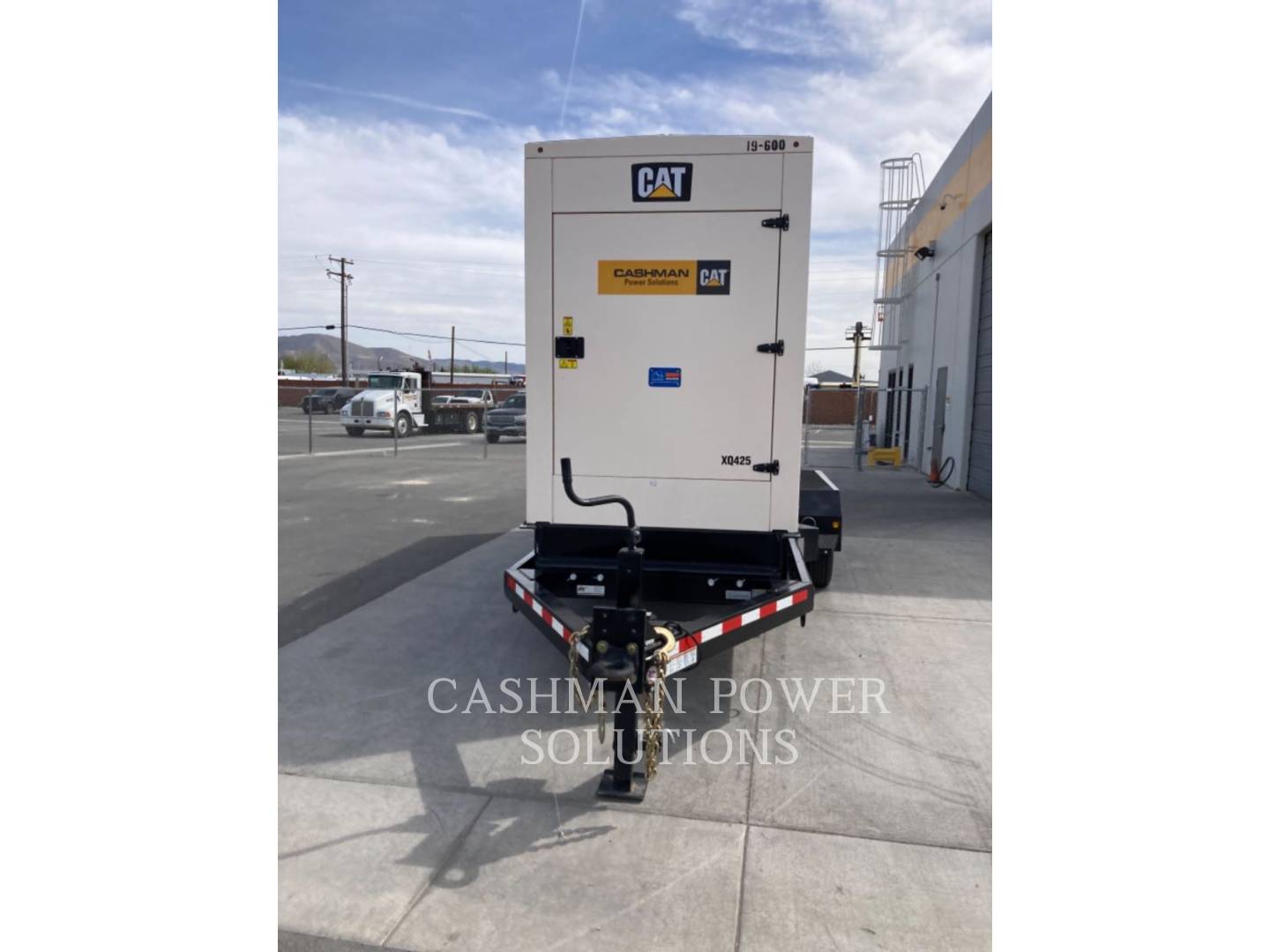 375 KW Caterpillar #XQ425, mobile diesel generator set, 1800 RPM, 480 Volts, 8564 hours, 2019 - Image 4
