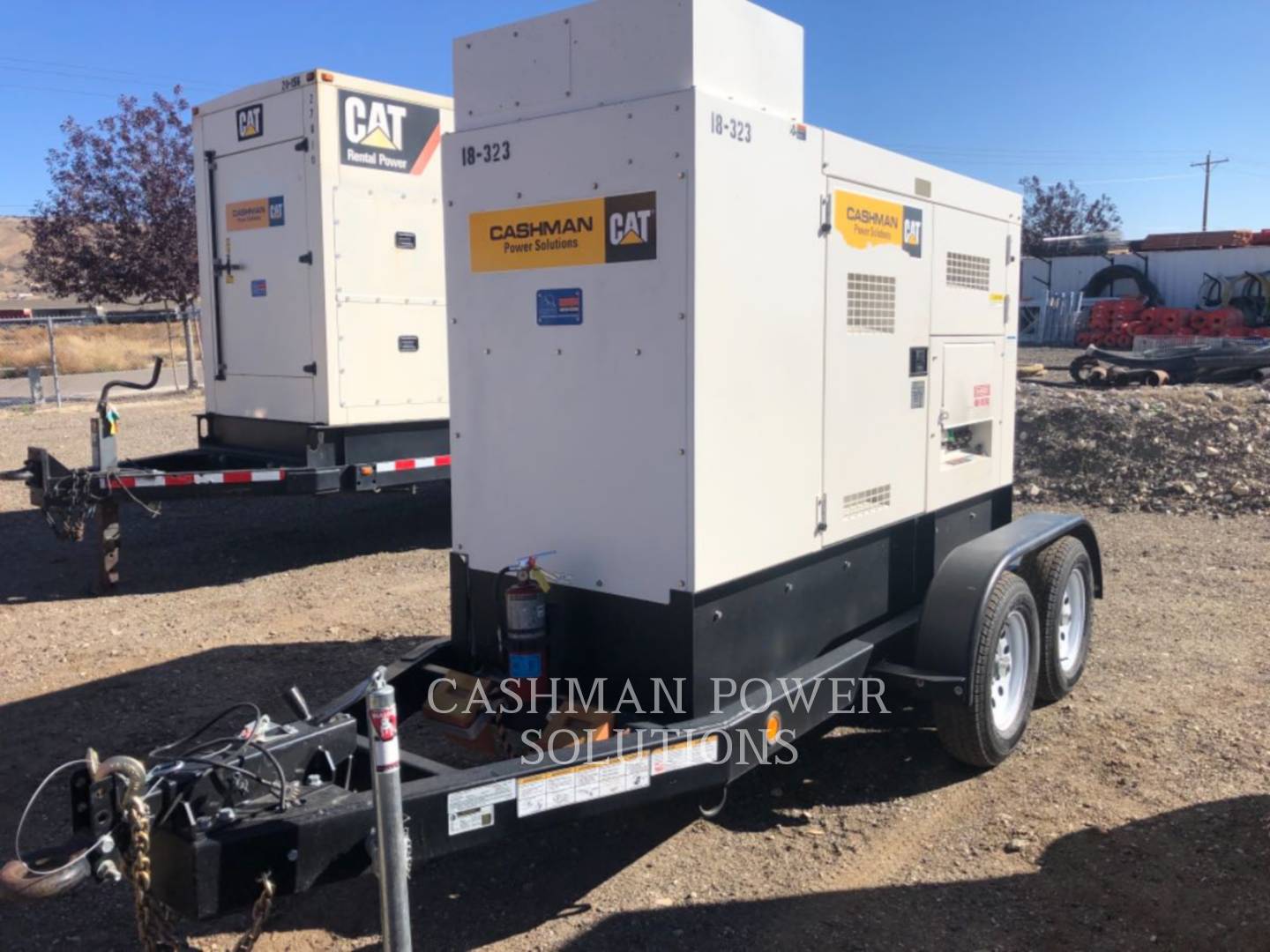 55 KW Multiquip #DCA70, mobile diesel generator set, 1800 RPM, 480 Volts, 9926 hours, 2018 - Image 1