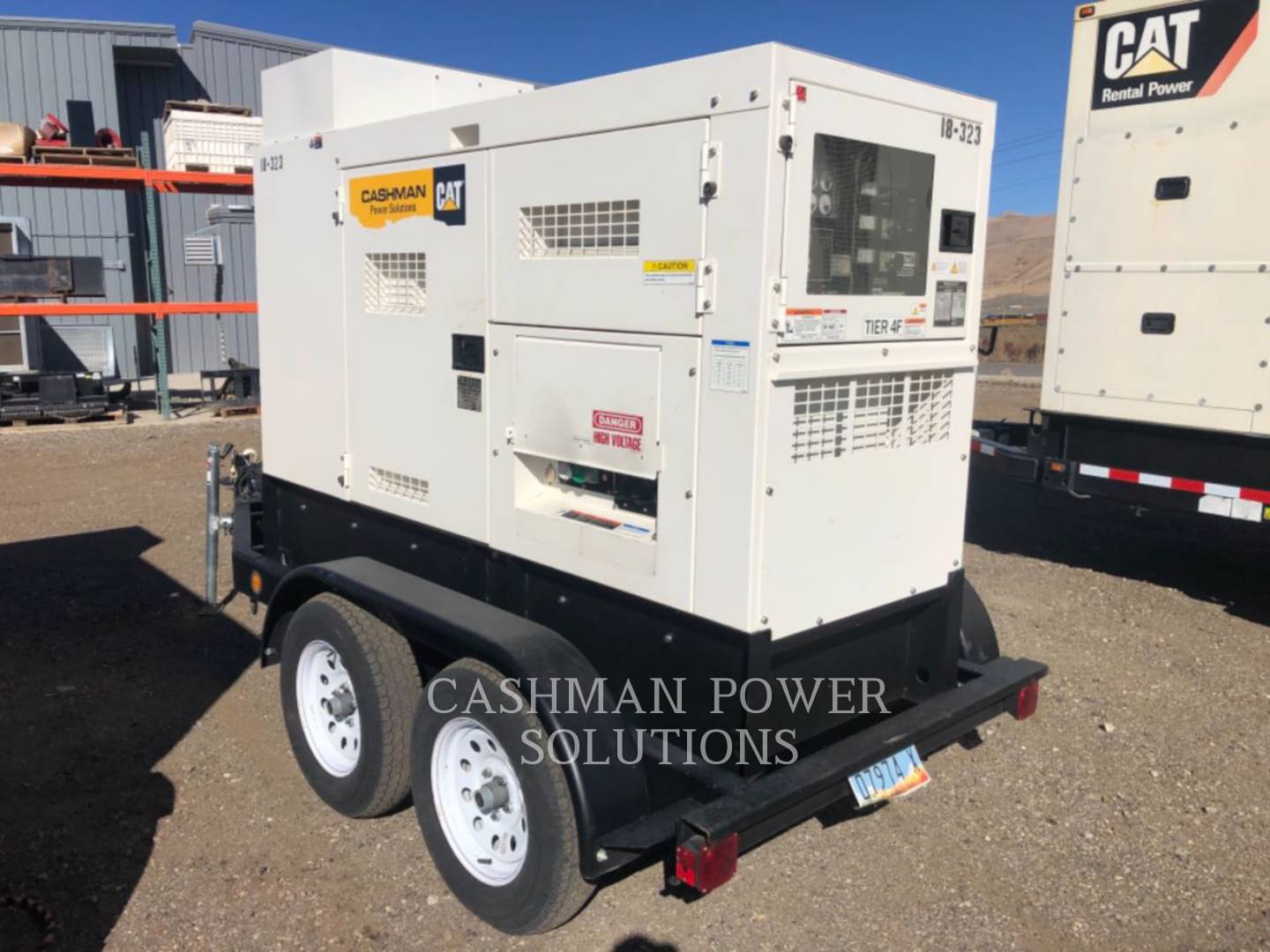 55 KW Multiquip #DCA70, mobile diesel generator set, 1800 RPM, 480 Volts, 9926 hours, 2018 - Image 3