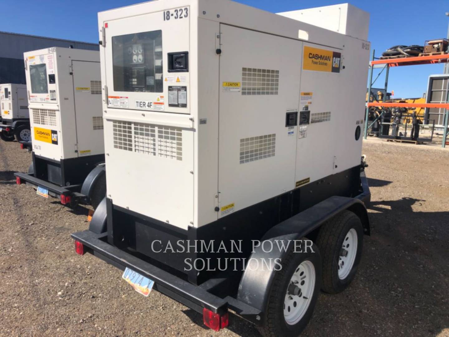 55 KW Multiquip #DCA70, mobile diesel generator set, 1800 RPM, 480 Volts, 9926 hours, 2018 - Image 4