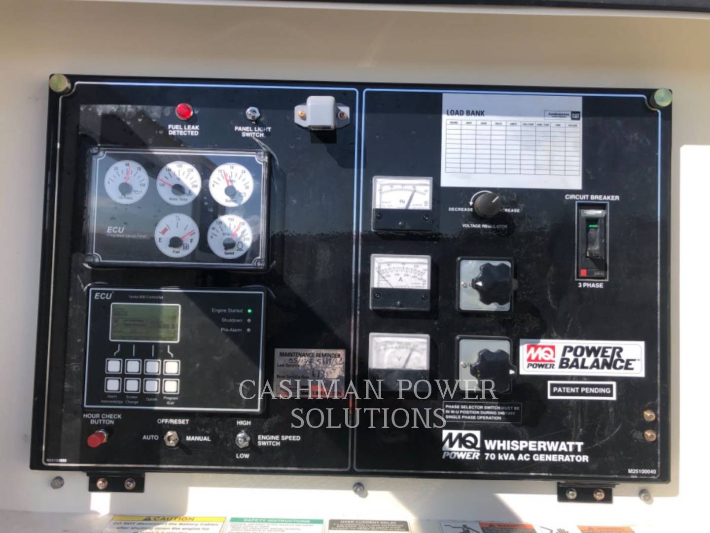 55 KW Multiquip #DCA70, mobile diesel generator set, 1800 RPM, 480 Volts, 9926 hours, 2018 - Image 5