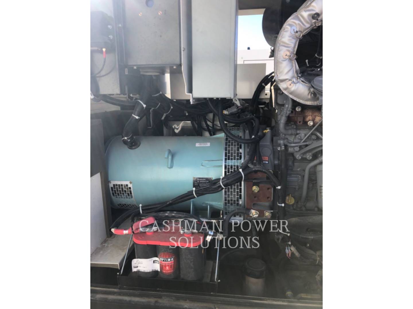 55 KW Multiquip #DCA70, mobile diesel generator set, 1800 RPM, 480 Volts, 9926 hours, 2018 - Image 6