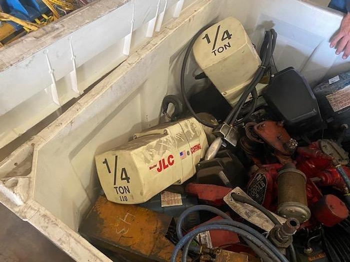 .2 Ton, Coffin / Demag #JLC, Chain Hoist, (3) Coffin & (1) Demag - Image 1