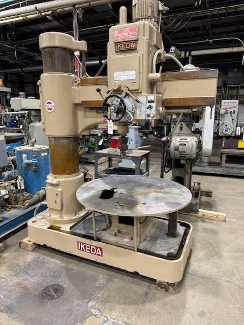 Ikeda, radial arm drill press, Various Spindle Speeds - Image 1