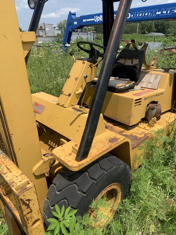 8000 lb. Caterpillar #V80C, forklift truck, 146" reach, 24" load center, 2-stage mast, S/N 315832 - Image 1