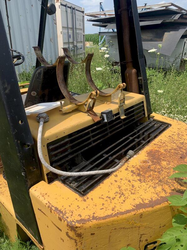 8000 lb. Caterpillar #V80C, forklift truck, 146" reach, 24" load center, 2-stage mast, S/N 315832 - Image 7