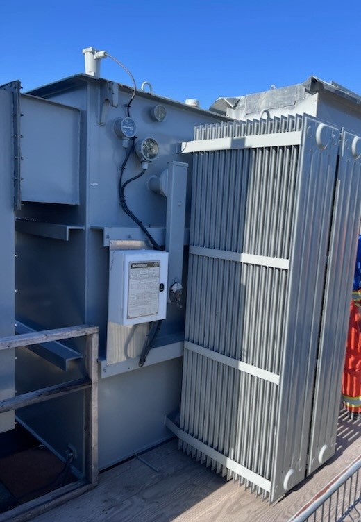 7.5/10 MVA 25000 Primary, 13800Y/7967 Secondary, Westinghouse, station type, oil - Image 2