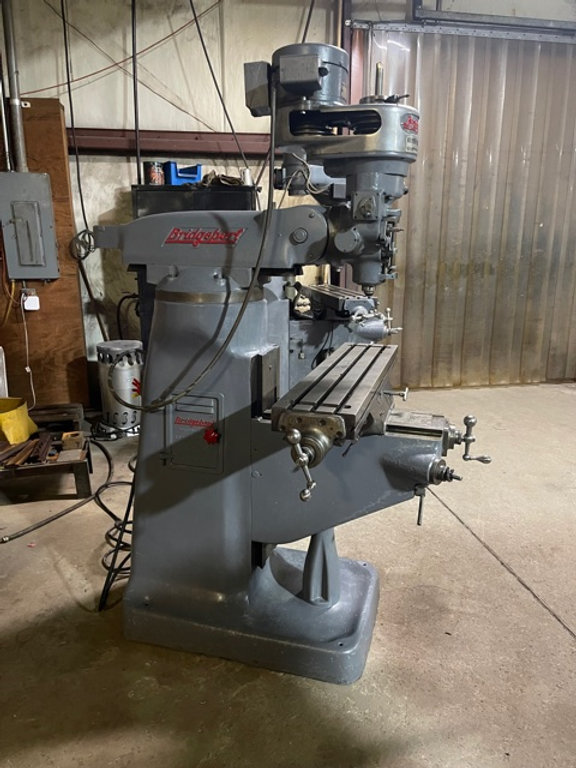 Bridgeport #5KC180FJ222A, vertical mill, 24" x9" table, 3/4 HP, 1 Ph, 2720 RPM, 220 V. - Image 2