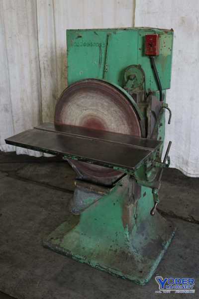 Gardner #16, disc grinder, 24" wheel, 2" spindle diameter, 31" x15" table, 5 HP, #73194 - Image 3