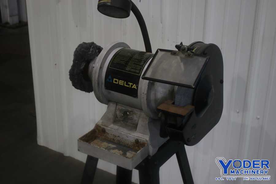 Delta #23-735, double end grinder, 10" wheel diameter, 1" wheel face, 1 HP, 110 V., #75124 - Image 3