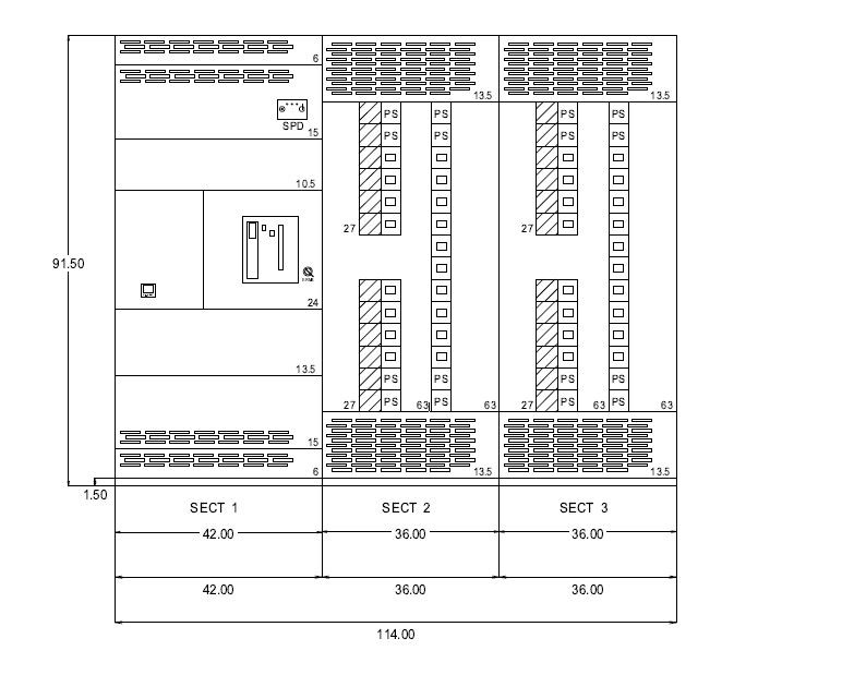 4000 Amps, Square D QED switchboard N3R - Image 1