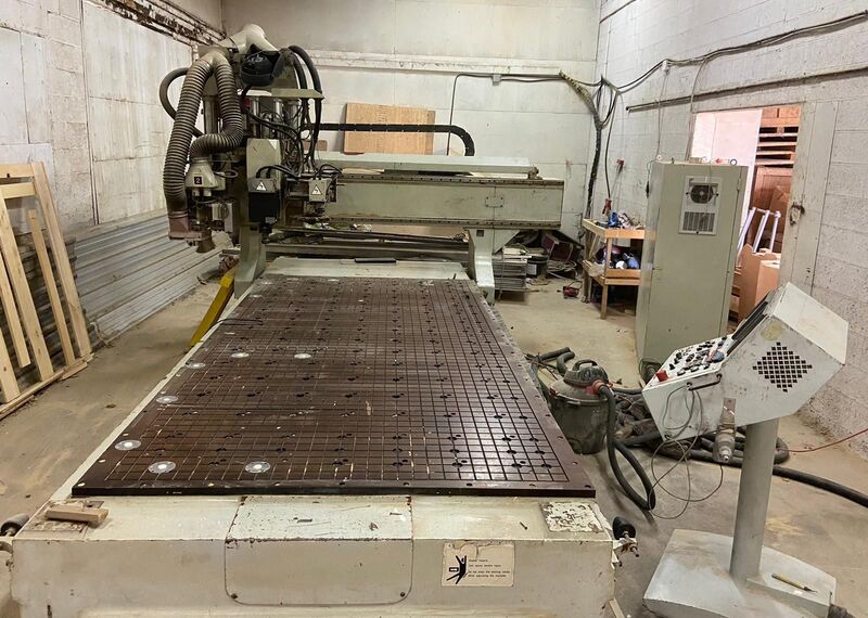Anderson Industrial Corp #Andi-Stratos/Sup, flat table CNC machine, Fanuc Control, 5' x10' - Image 1