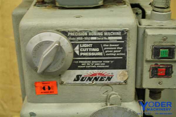 Sunnen #MBB-1650, hone, 1/2 HP, single phase, serial #52177, #56796 - Image 10