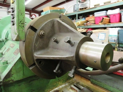 Fitchburg, horizontal pinion hobber, 40" dia. x 106" length, 2 DP, tailstock, steady rests, under power - Image 3