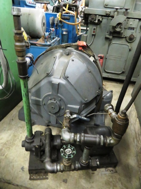 Fitchburg, horizontal pinion hobber, 40" dia. x 106" length, 2 DP, tailstock, steady rests, under power - Image 7