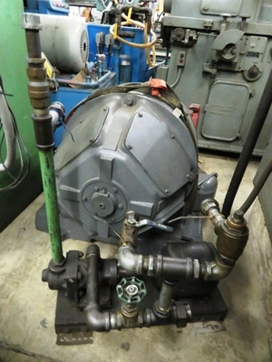 Fitchburg, horizontal pinion hobber, 40" dia. x 106" length, 2 DP, tailstock, steady rests, under power - Image 7