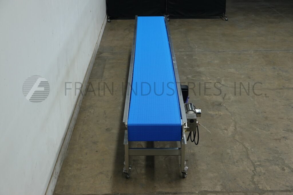 24" wide x 20' long, Custom Cut Metals #CCMM013886, Stainless Steel frame table top conveyor - Image 3