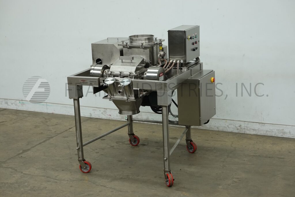 Fitzpatrick #DKA012, Stainless Steel hammermill, 32 fixed knife/impact blades, 15 HP, mounted on Stainless - Image 1