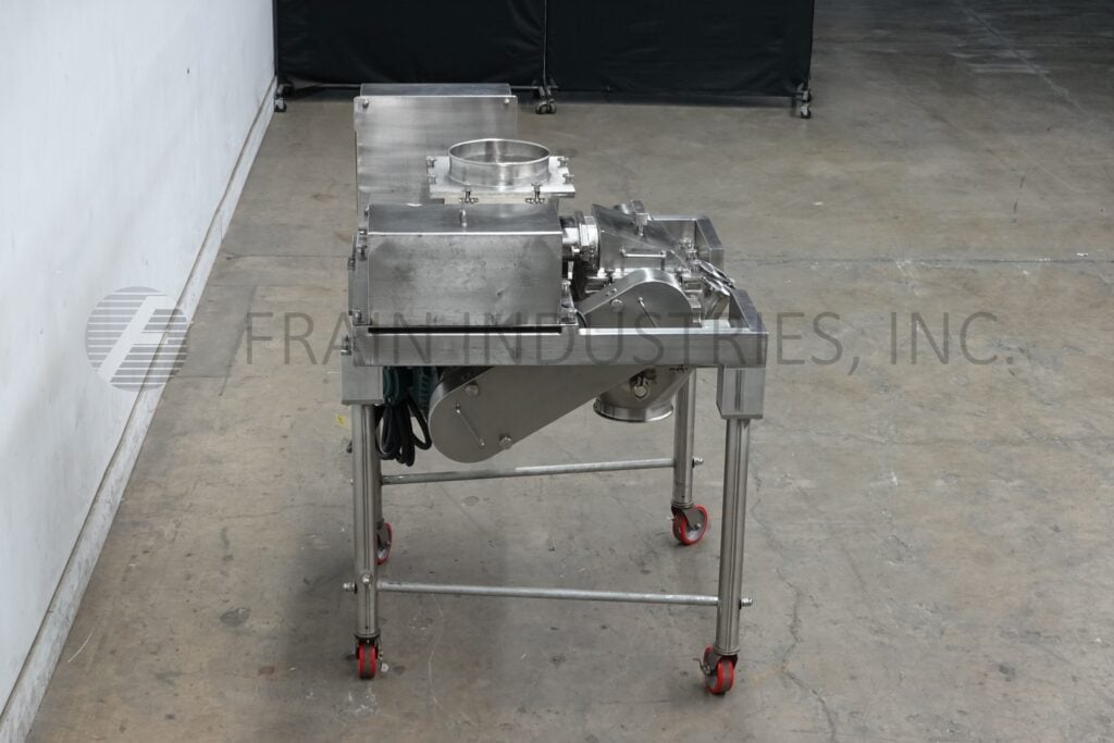 Fitzpatrick #DKA012, Stainless Steel hammermill, 32 fixed knife/impact blades, 15 HP, mounted on Stainless - Image 4