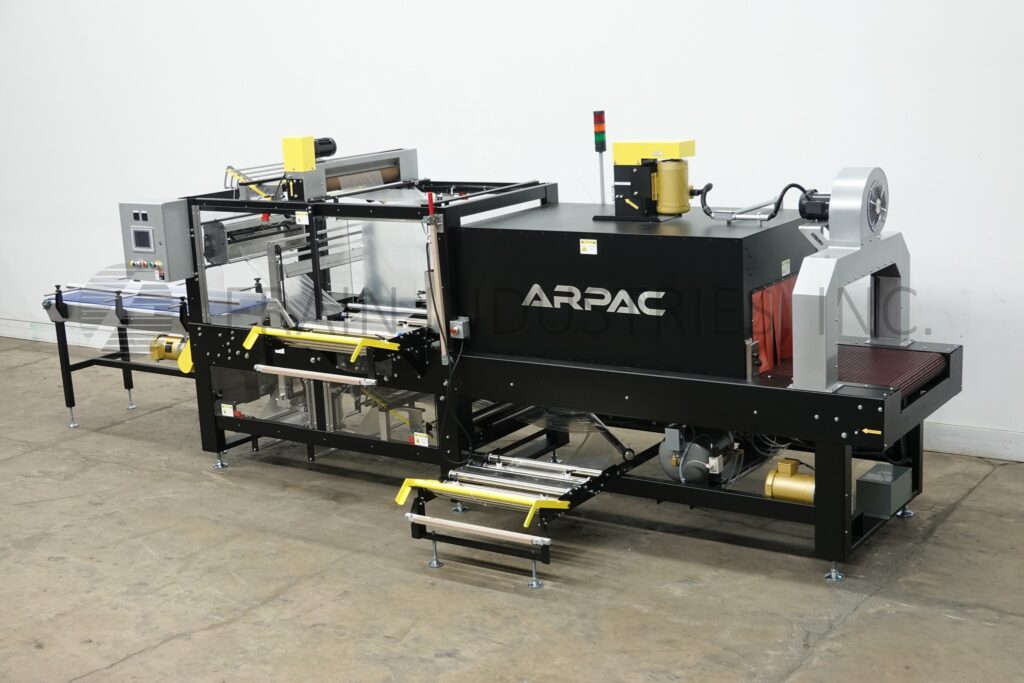 Arpac #45TW-28, inline, intermittent motion, bundler and integrated shrink tunnel, Allen-Bradley controller - Image 5