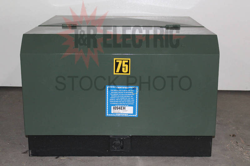 75 KVA 12470Y/7200 Primary, 240/120 Secondary, Oil (20 available) - Image 1
