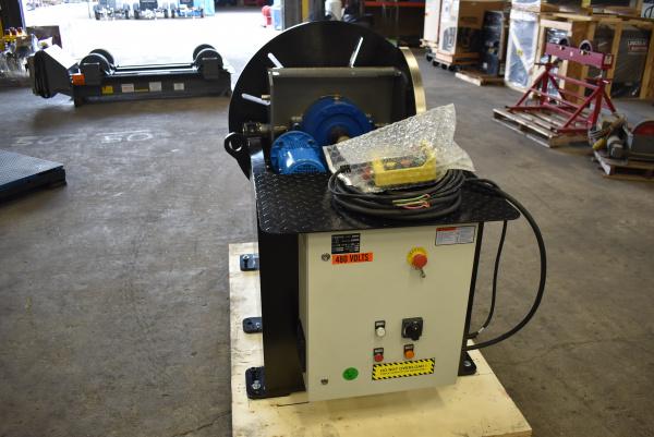 2000 lb. Profax #WP2000-4, welding positioner, Pandjiris TJ-20 3-jaw gripper chuck - Image 2