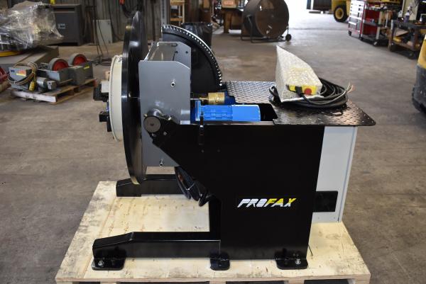 2000 lb. Profax #WP2000-4, welding positioner, Pandjiris TJ-20 3-jaw gripper chuck - Image 3