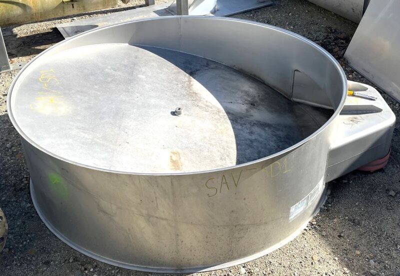 60" Sweco #60, Bottom Deck Stainless Steel - Image 2
