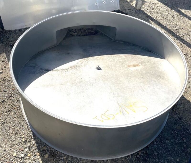 60" Sweco #60, Bottom Deck Stainless Steel - Image 3