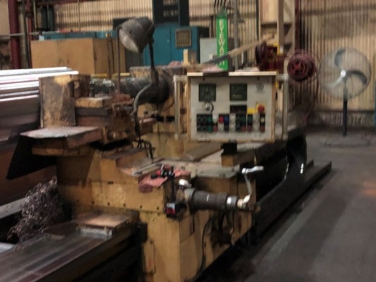 47" x 177" Herkules #WD300LE, manual roll lathe, saddle, tailstock, headstock, 1988 - Image 2