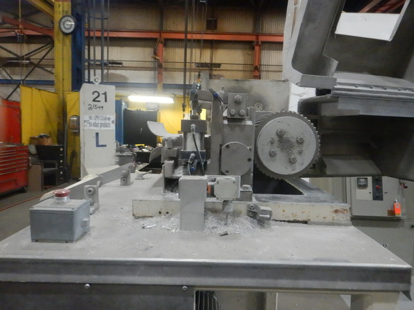 4.5" Pelletizing line, Stainless Steel water trough, Cumberland pelletizer, Witte 2 deck classifier - Image 2