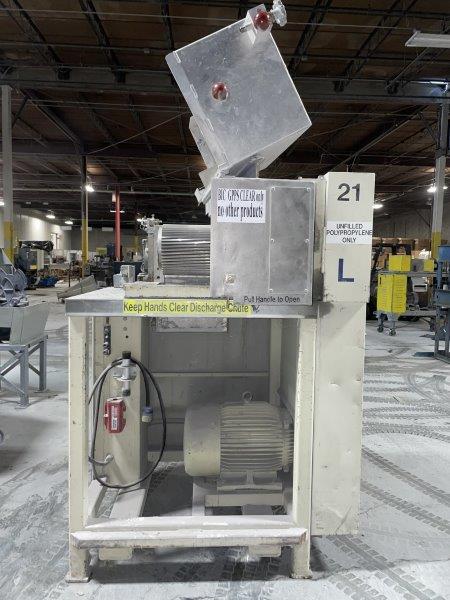 4.5" Pelletizing line, Stainless Steel water trough, Cumberland pelletizer, Witte 2 deck classifier - Image 8