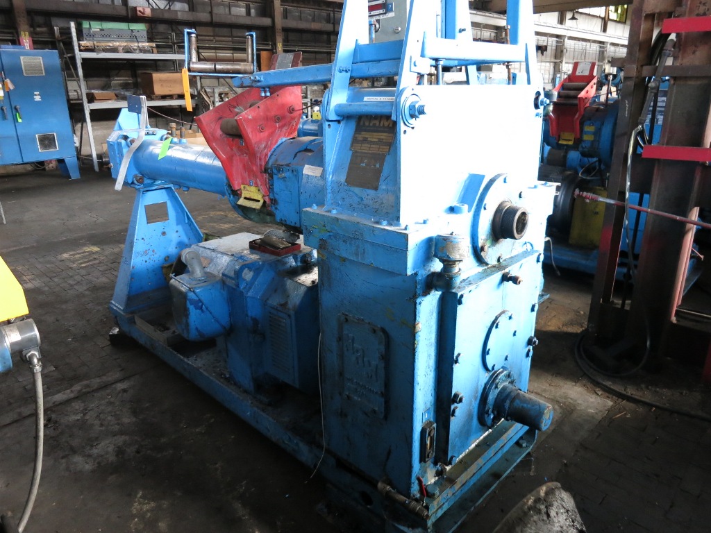 4.5" NRM, cold feed rubber extruder, 12:1 L/D, 25.14:1 G/B, 100 HP DC, roller feed - Image 2