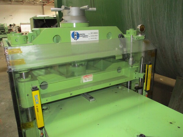 30 Ton, Hudson #NF-500CL, precision sheet hydraulic die cutting press - Image 4