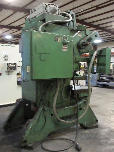 45 Ton, Minster #5, OBI press, 3" stroke, 12.75" Shut Height, 90-180 SPM, Eddy current drive, 7.5 HP - Image 5