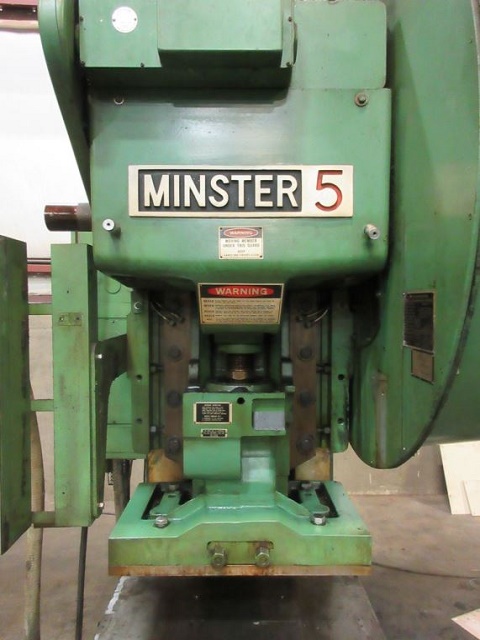 45 Ton, Minster #5, OBI press, 3" stroke, 12.75" Shut Height, 90-180 SPM, Eddy current drive, 7.5 HP - Image 6