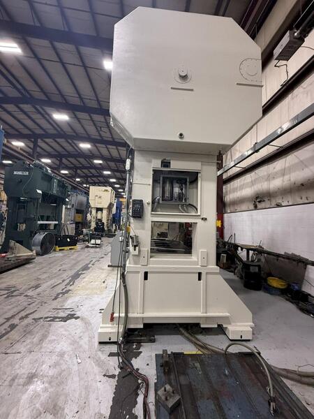 300 Ton, Eagle #SC2-300-108-48, straight side double crank mechanical press, 12" stroke, 38" Shut Height, air - Image 8