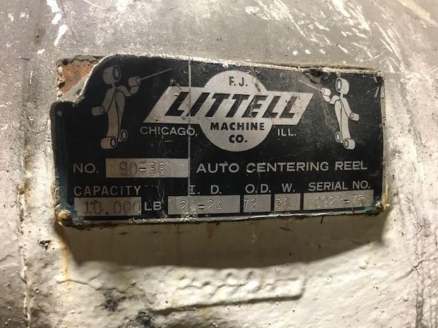 10000 lb. Littell #90-36 & 638-7PD, coil reel & powered straightener, 36" x .080" - Image 4
