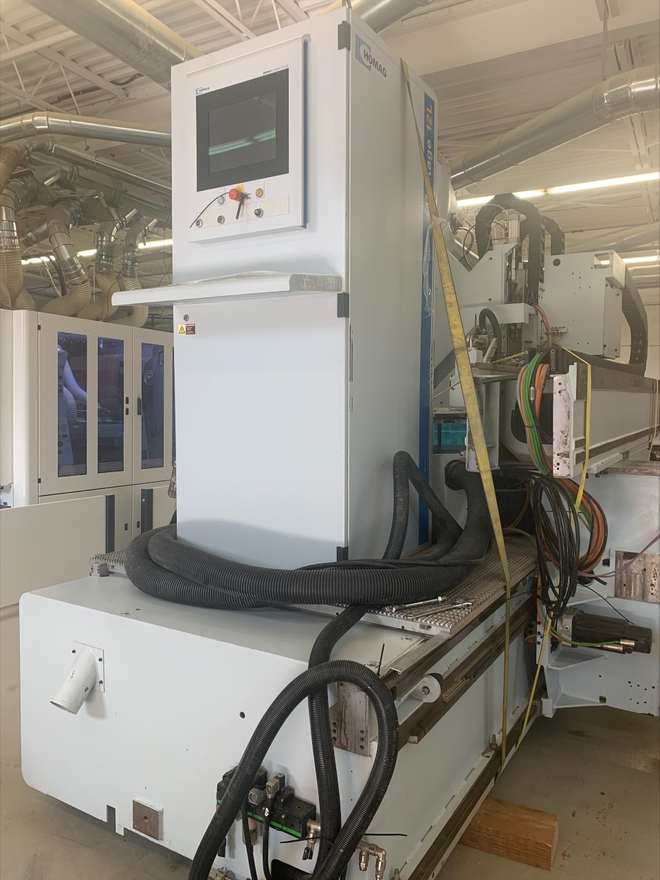 Homag #BOF-3111/37/15/R, CNC Router, 60" x 144" working area, Gridded, Pneumatic reference stops, Vacuum - Image 5