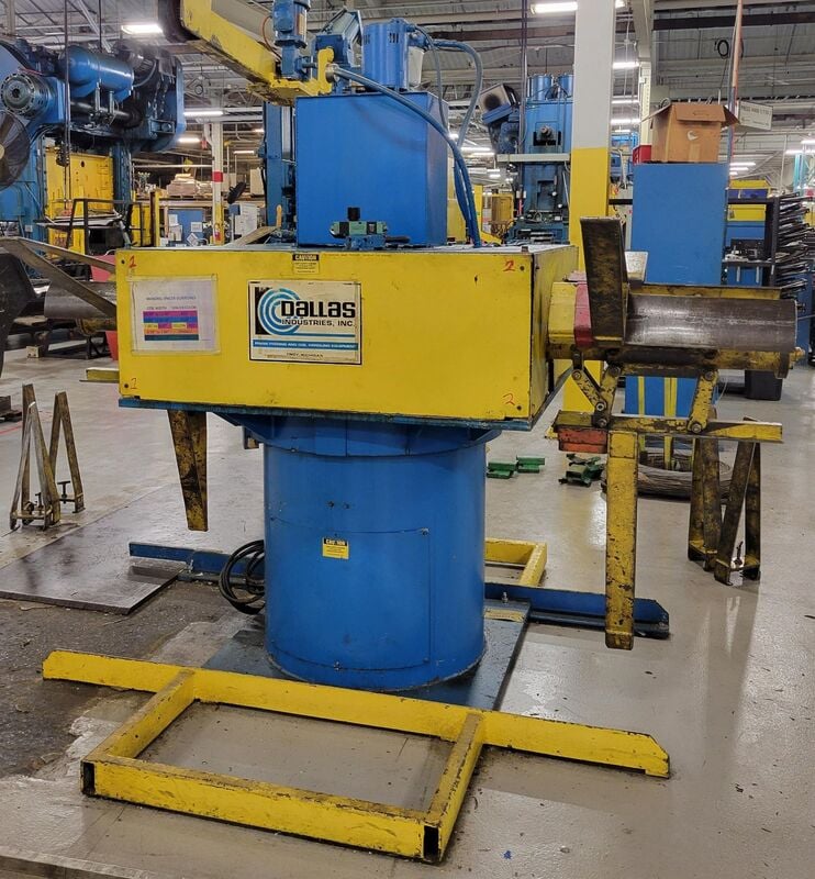 18" x .125" Dallas #DRF-418RH, servo feedline, 6000 lb. 18" W, 9-roll diameter, entry cascade rolls, 2000 - Image 9
