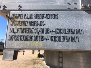 2814 sq.ft., 340 PSI, Kelvion, Air Fin Cooler, 59030 sq.ft. extended, 480&deg;F, 13' Bundle width, 32' Tube - Image 8