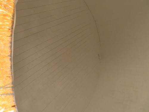 6' x 6' Steveco, Pebble Mill, Alumina brick lined, 10" x 14" urethane grinding door, standard drain door, 40 - Image 6