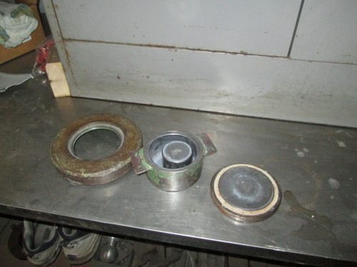 Angstrom, Grinding Chamber & puck, 3" diameter chamber, 1.5" deep, tip cover, adapter ring - Image 1