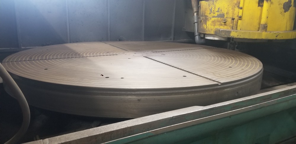 Mattison rotary surface grinder, 72" mag chuck, 100 HP, coolant pump/tank, very nice shape, 1979 - Image 3