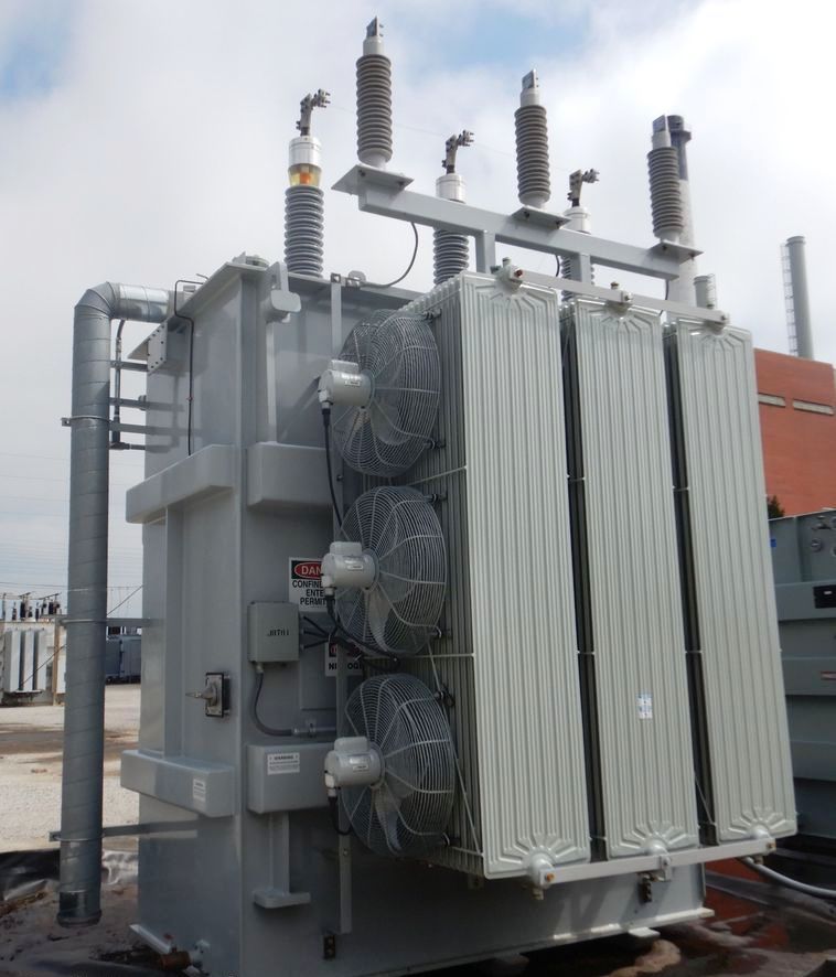 16/28 MVA 69000 Wye Primary, 14400 Delta Secondary, CG Power, unused surplus, 2017 - Image 3